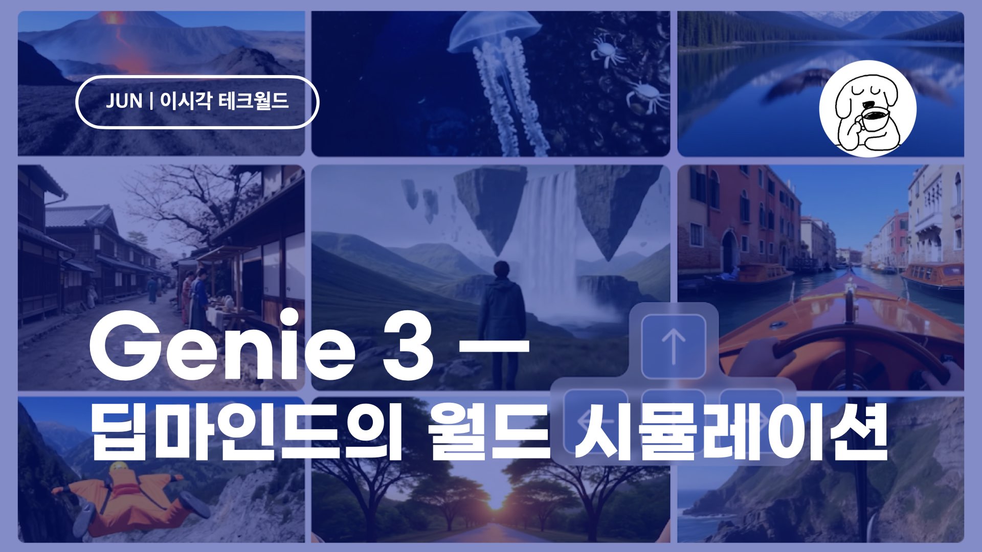 JUN Genie3 딥마인드의 월드시뮬레이션1