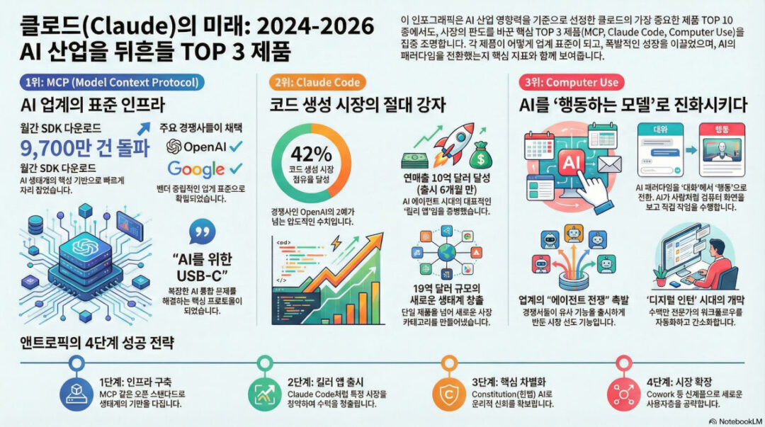 claude top three products