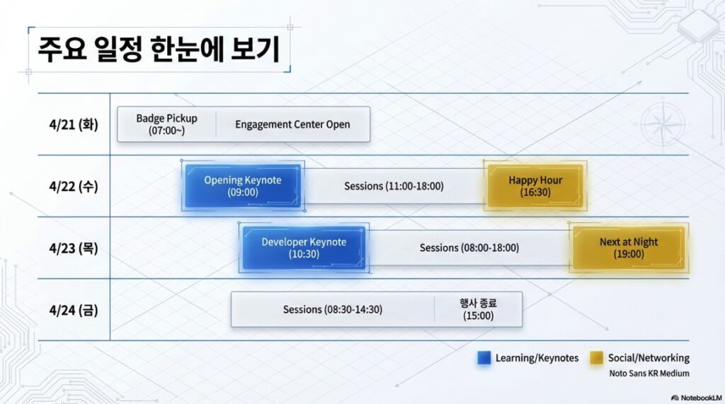 Google Cloud Next 2026 - schedule