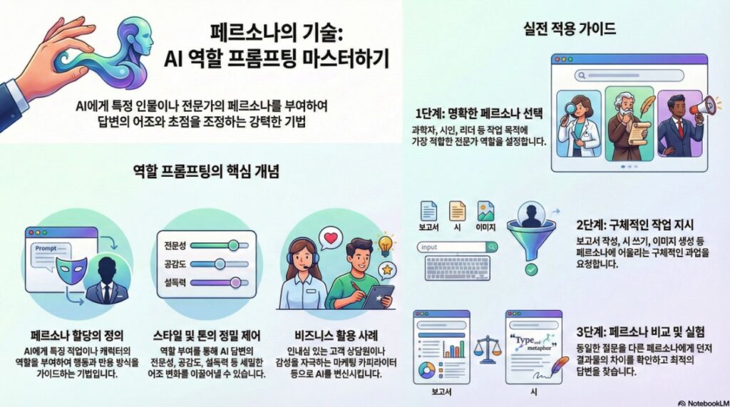 Role prompting - infographic