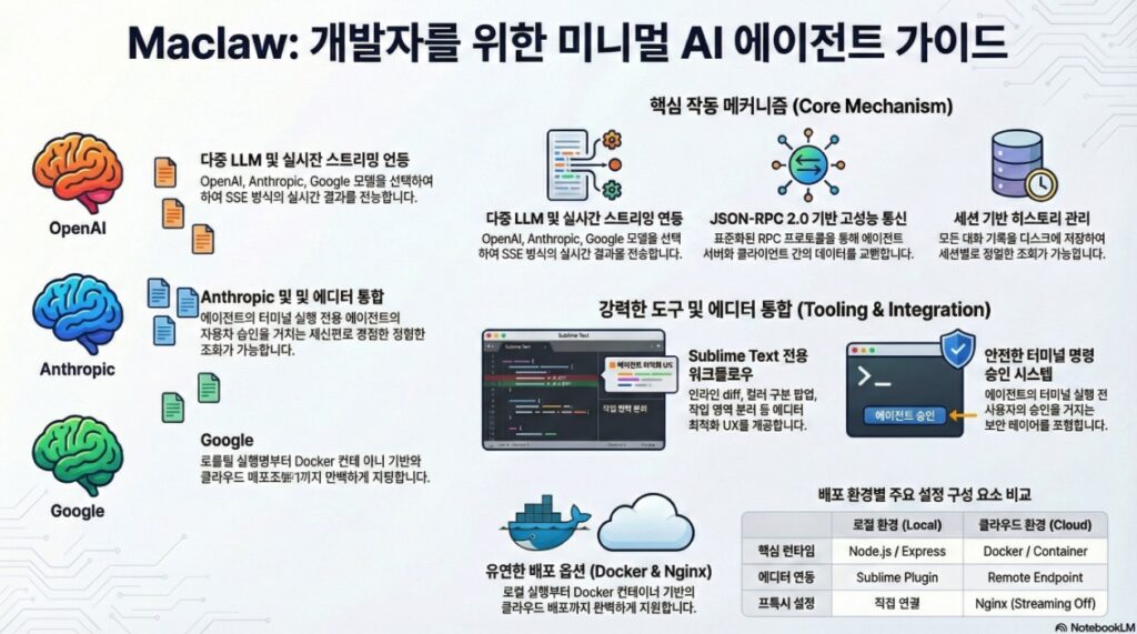 NXP Maclaw Minimal AI Agent for Mac-infographic