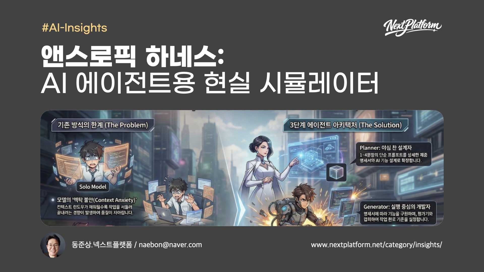 Anthropic Harness Design -post cover by NextPlatform
