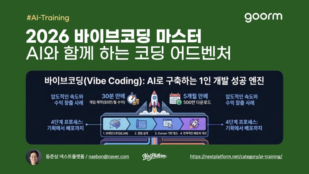 2026 Vibe Coding Master -postcover by NextPlatform