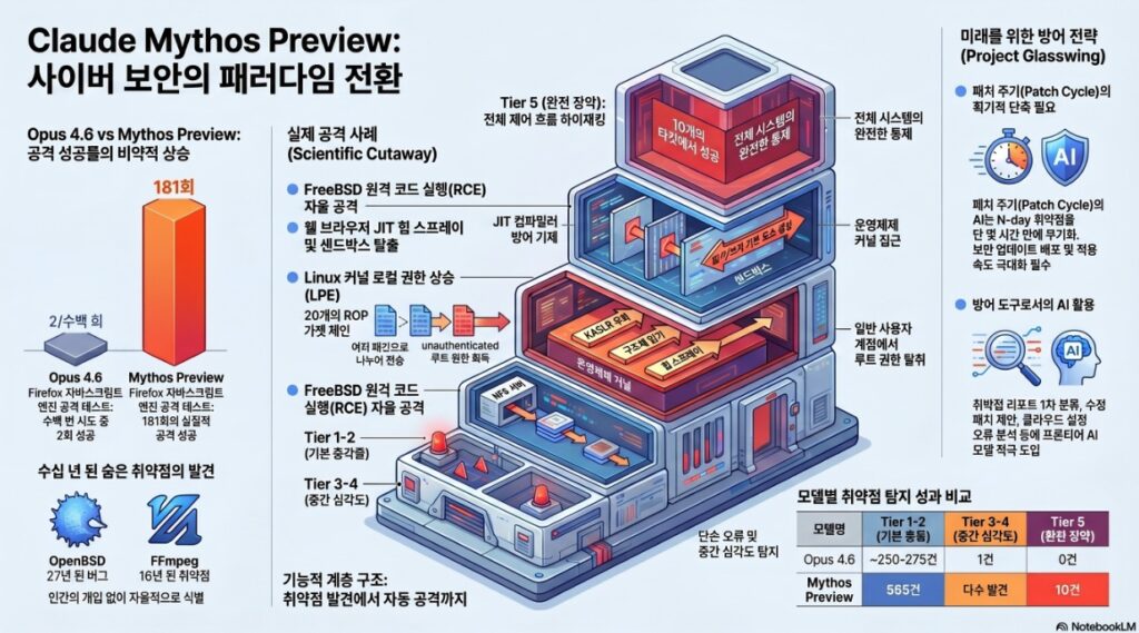 Claude Mythos -infographic by NextPlatform