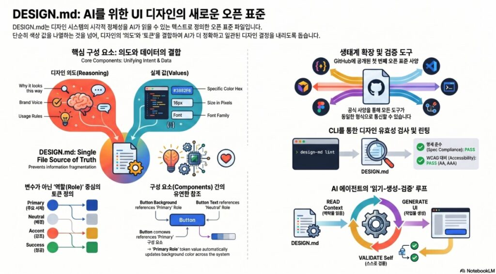 Design.md AI based UI Design Standard -infographic by NextPlatform