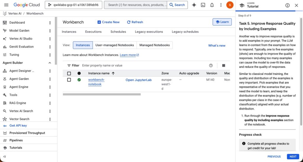 Workbench VertexAI Google Cloud by NextPlatform