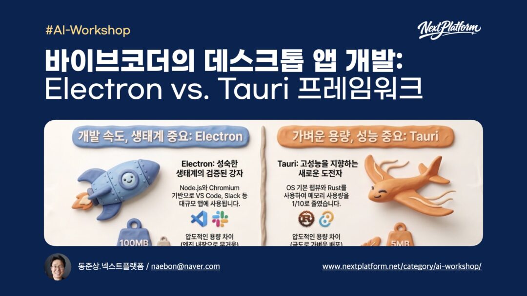 Electron-vs-Tauri-Desktop-app-build -postcover by NextPlatform