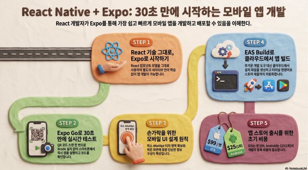 모바일 앱 프레임워크 활용 가이드 -infographic by NextPlatform